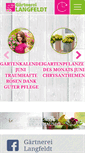 Mobile Screenshot of gaertnerei-langfeldt.de